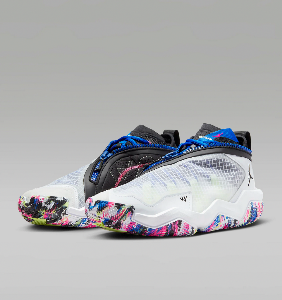 Jordan Why Not Zer0.6 White Light Liquid Lime Pink Blast Black
